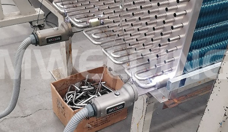 熱交換器U型管溶接機 一人連続作業デモンストレーション