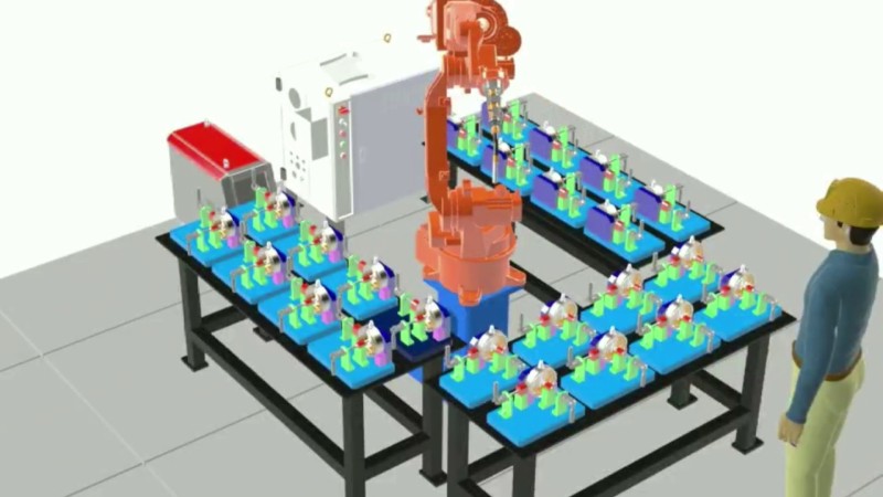 美焊科技-溶接ロボットアニメーションデモンストレーション